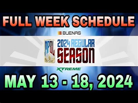 mpbl schedule 2024|2024 MPBL REGULAR SEASON .